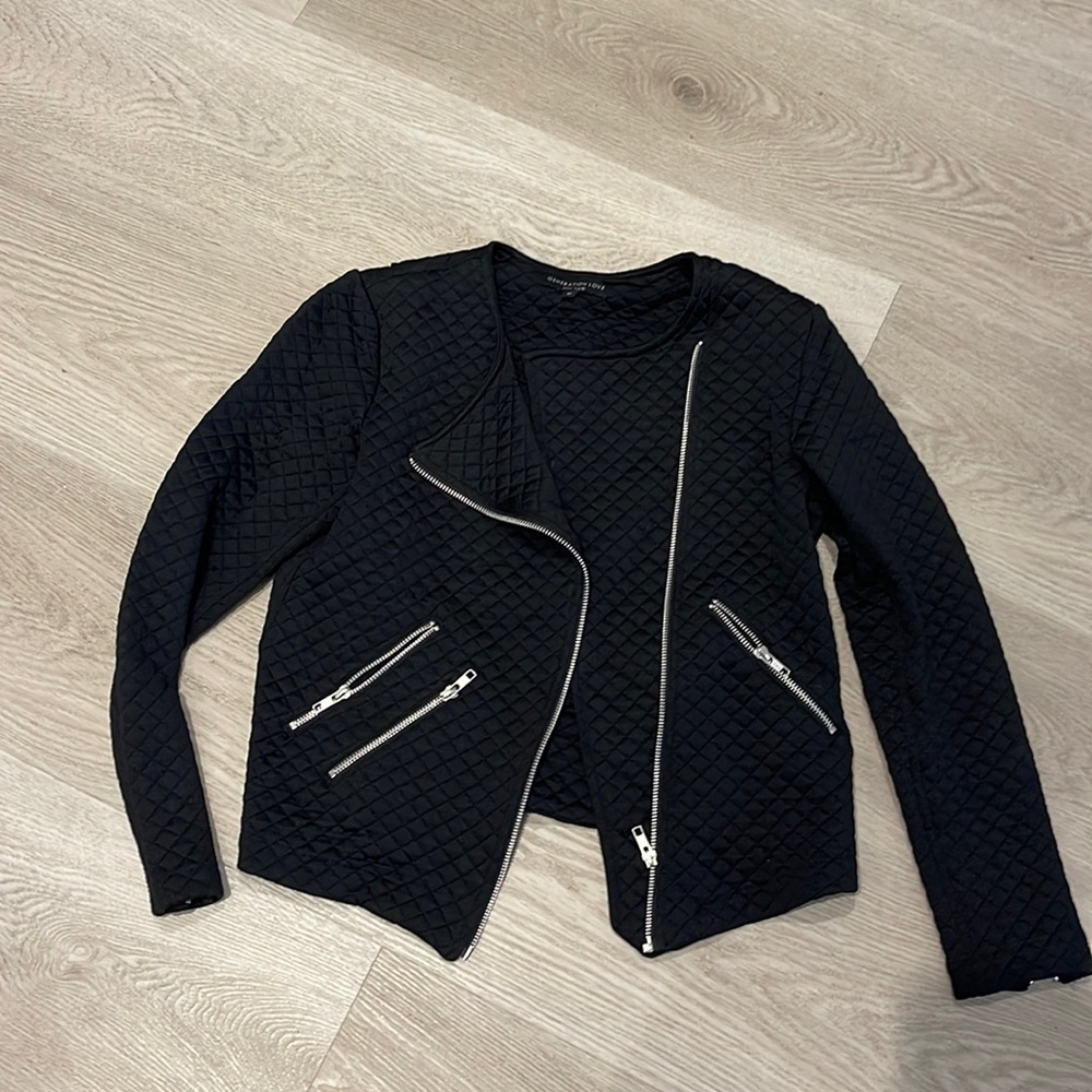 Generation Love Duncan Quilted Moto Jacket - Picture 2 of 7